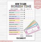 Image result for Editable Kids Chore Chart