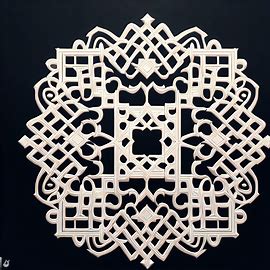 Create an intricate design of the Alhambra for a palace entrance gate.. Image 4 of 4