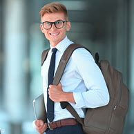 Generate an image of a business casual backpack, which is perfect for transporting office essentials.