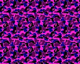 Image result for Purple BAPE Camo Black