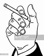 Image result for Hand Holding Cigarette Drawing
