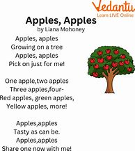Image result for Poem On Apple Fruit