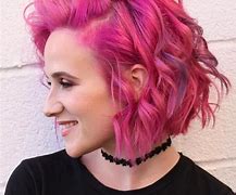 Image result for Hot Pink Short Hair