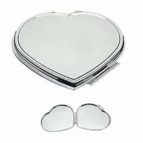 Image result for Heart Shaped Compact Mirror