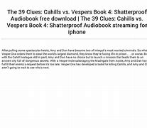 Image result for 39 Clues Vespers