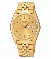 Image result for Analog Watch Gold Seiko