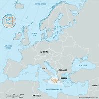 Image result for Ionian Sea Location