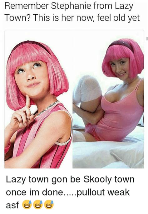 Lazy Town Stephanie Instagram