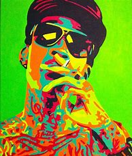Image result for Wiz Khalifa Pop Art