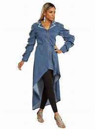 Image result for Denim Tunic with Blue Jeans