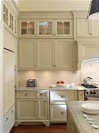 Image result for Cream Kitchen Cabinet Paint