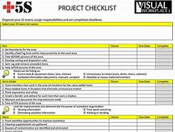 Image result for Checklist 5S 5R