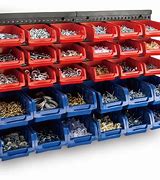 Image result for Wall Mounted Storage Bin Rack