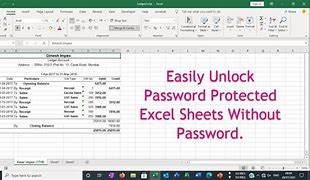 Image result for How to Unlock Excel Password