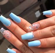 Image result for White and Pastel Blue Nail Designs