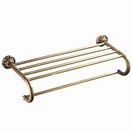 Image result for Rustic Gold Towel Bar