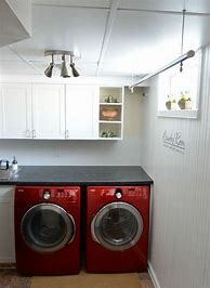 Image result for Laundry Room with Dryiner Rod