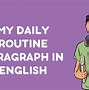 Image result for My Daily Routine Paragraph
