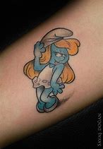 Image result for Smurf Tattoo White Background