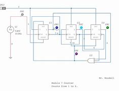 Image result for Mod 7 Counter Using IC 7493