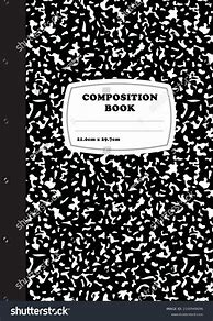 Image result for Composition Notebook Template