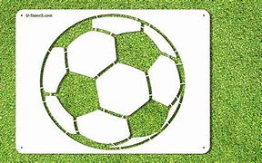 Image result for Soccer Ball Stencil Template