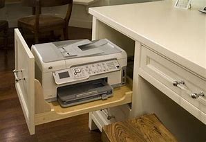 Image result for Desk for Printer and Shredder