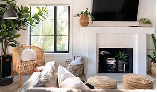 Image result for Flat Screen TV Over Fireplace