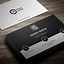 Image result for black and white business card template