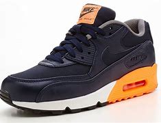 Image result for Navy Blue and Orange Nike Shoes