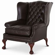 Image result for Leather Wingback Chair