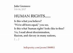 Image result for Human Rights Poem
