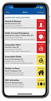 Image result for Static Emergency Alert Screen
