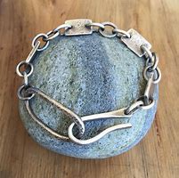 Image result for Silver Fish Hook Bracelet