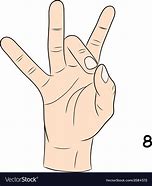 Image result for Sign Language Eight