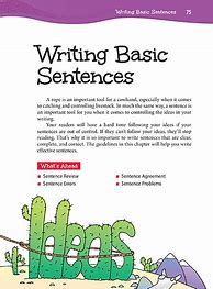 Image result for Writing Sentences for Beginners