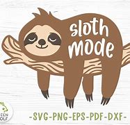 Image result for Funny Sloth SVG