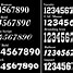 Image result for Number Fonts 1999
