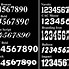 Image result for Types of Number Fonts