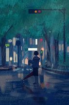 Image result for Anime Boy Rain Pinterest