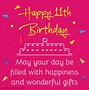 Image result for 11 Year Old Birthday Wishes