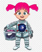 Image result for Girl Astronaut Cartoon