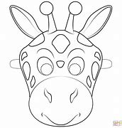 Image result for Animal Mask Colouring