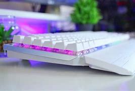 Image result for White Backlit Mechanical Keyboard
