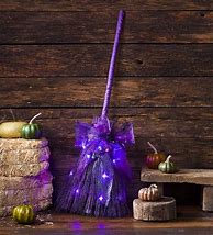 Image result for Witches Broom with Flowers