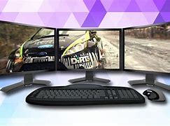Image result for Triple Screen Computer