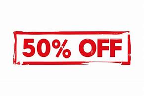 Image result for 50 % Off Sign Free