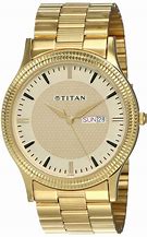 Image result for Titan Watch Golden