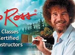 Image result for Bob Ross Painting Class