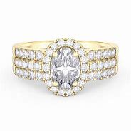 Image result for Yellow Gold Moissanite Rings